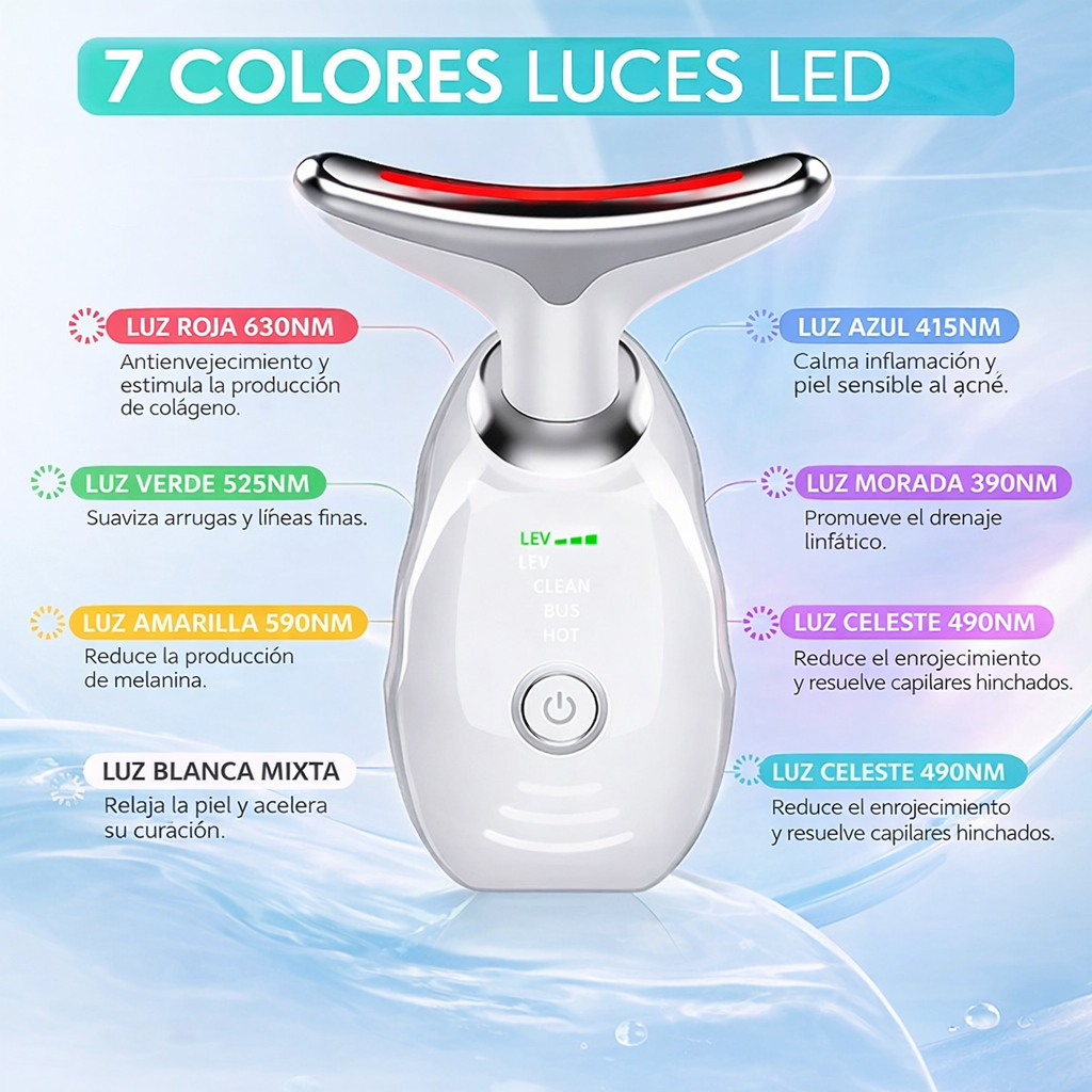 Masajeador Cuello y Papada con Vibración