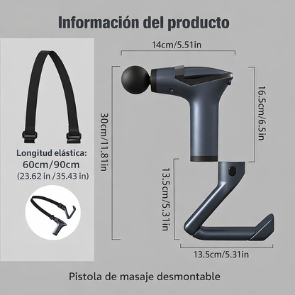 Pistola Masajeadora Multifunción