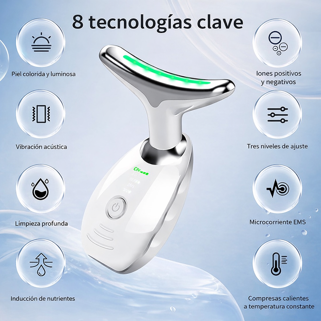 Masajeador Cuello y Papada con Vibración