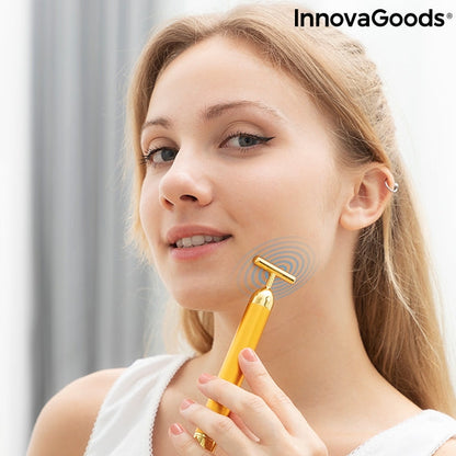 Barra de Belleza Facial 24K – Masajeador Reafirmante Vibratorio